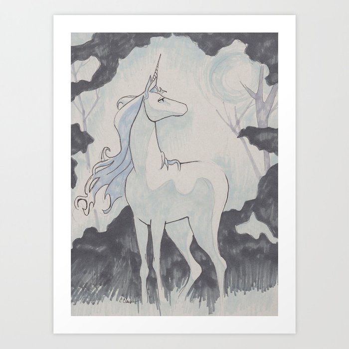 The Last Unicorn art print